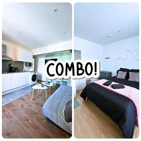 Apartment ꨄ Combo Centre-ville - 8 Pers - 3 Avec Salle De Bain *